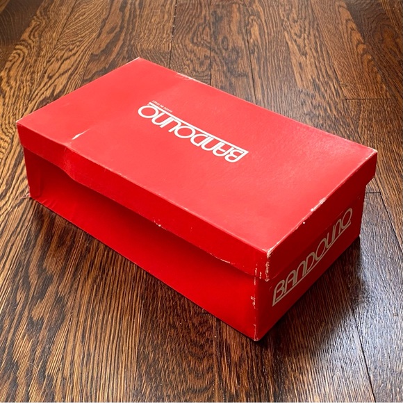 Bandolino Bollo Pumps Dark Red Kid Leather Clip-On Bows Italy Sz 8 *NIB*VTG*80s* - Picture 11 of 15